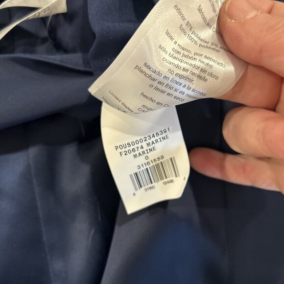 David's Bridal Marine V Neck‎ Stretch Satin Formal Gown Size 0 - Picture 12 of 12